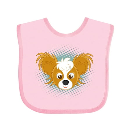 

Inktastic Papillon Dog Gift Idea Gift Baby Boy or Baby Girl Bib