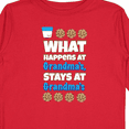 thumbnail image 4 of Inktastic What Happens at Grandma's Boys or Girls Long Sleeve Toddler T-Shirt, 4 of 5