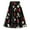 Black, variant on qolati Women's Mesh Midi Skirts Vintage Floral Embroidery Elastic High Waist Tulle Skirt Flowy Layered A-Line Pleated Prom Skirt