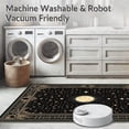 thumbnail image 5 of ODIKA 4'x6' Machine Washable Non-Slip Area Rug, Haunting Black and Medallion High Traffic Rug with Pad, Black, 26487, 5 of 8