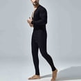 thumbnail image 4 of Men's Jumpsuit - Overall for Spring with Long Sleeve Button Front Solid Color Clean Line and Modern Fit, 4 of 6