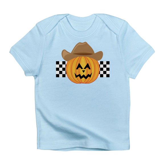 CafePress - Western Halloween Cowboy Pumpkin Infant T Shirt - Infant T-Shirt