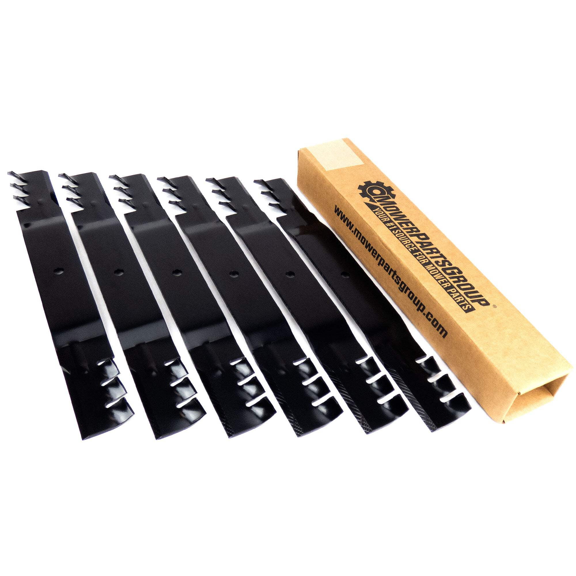6) Mulching Blades for Hustler Z Series, XR7 & Raptors 601124