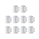thumbnail image 2 of 10 piezas de cubierta para anzuelo de pesca, tapa de seguridad para anzuelo, soporte para anzuelo con forma de concha, portátil, Blanco M, 2 of 9