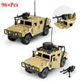 thumbnail image 1 of Bloques de construcción para niños, juguete de ladrillos para armar vehículo todoterreno armazón militar Humvee Jeep H1, serie WW2, ideal para regalo, 2 modos, 2024,No Box, 1 of 6