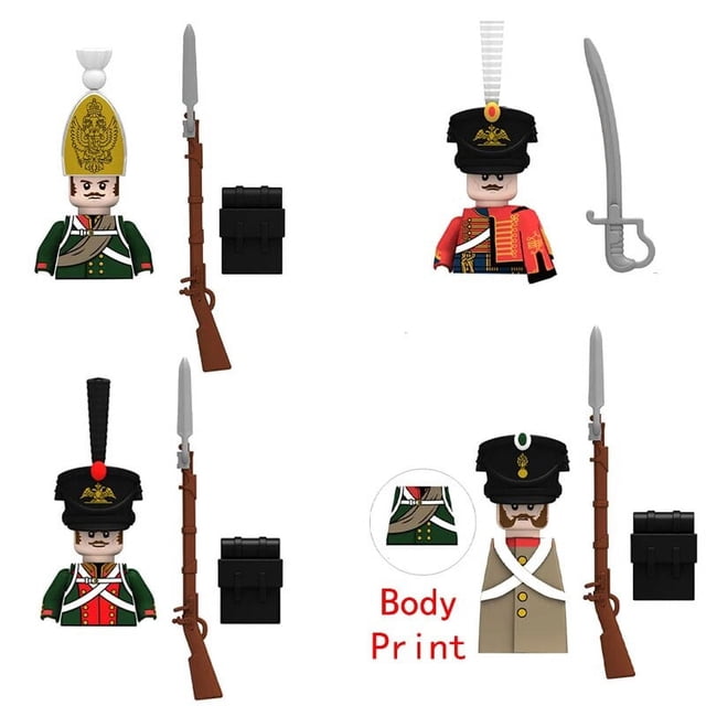 Juegos militares, bloques de construcción, figuras de soldados de acción, regalos, armas, la guerra de las rosas, 40K, Death Korps of Krieg, guerras napoleónicas