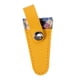 thumbnail image 2 of Funda protectora de cuero sintético para tijeras de manualidades, 8 x 3 cm, elegante estuche de almacenamiento para tijeras de bordar y coser. Amarillo, 2 of 9