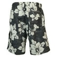 thumbnail image 3 of Surf Ave. Men's Surfer Swim Trunks No Grommets - Black Hibiscus- 2XLarge, 3 of 4