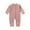 Pink, variant on fatyb Baby Romper for Boys Girls Infant Newborn Cotton Long Sleeve Jumpsuit Unisex Kids Comfort Clothes