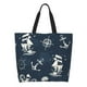 thumbnail image 1 of Balery Vintage Marine Bolsa Tote Estilo Estético con Cremalleras, Bolsa de Hombro, Bolsa de Compras Grande y Plegable, 1 of 8