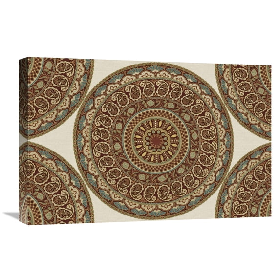 Global Gallery's Daphne Brissonnet 'Mandala Road I' Stretched Canvas Wall Art