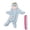 Light Blue(With Comb), variant on Funny Big Mouth Monster Adult Onesie Pajamas, Silly Plush One Piece Jumpsuit Sleepwear, Oversized Hooded Loungewear Outfit, Cozy Monster Costume for Adults, Family Matching Pajama Party and Home Wear