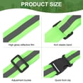 thumbnail image 3 of Uxcell Reflective Safety Belt, Hi-Vis Safety Belt Adjustable Reflective Glow Belt Outdoor Running Gear Fluorescent Green, 3 of 7
