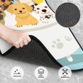 thumbnail image 3 of Yiaed Cute Dog In Bathtub Print Carpet Floor Mats for Cars, Auto Accessories Front & Rear Car Floor Mats Car Floor Foot Mat Sets of 4 Pieces, 3 of 7