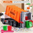 thumbnail image 6 of Garbage Truck Toys for Kids,Trash Truck for Toddlers 2-4 Year Old,with 2 Garbage Cans, Push and Go Toy Truck for Boys Birthday Christmas Gifts, 6 of 8