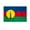 New Caledonia 4x6 ft Flag, variant on AGAS Small New Caledonia Flag 4x6 inch - 11 inch Plastic Pole Polyester Fabric Stitched Edges Caledonian Hand Held Mini Small Stick Flags