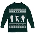 thumbnail image 1 of Chandail de Noël Zombie Laid Forêt Jeunesse T-Shirt à Manches Longues, 1 of 1