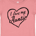 thumbnail image 4 of Inktastic I Love My Auntie in Black Chalk Heart Boys or Girls Baby T-Shirt, 4 of 5