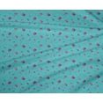 thumbnail image 4 of oneOone Polyester Lycra Fabric Leaves & Flower Floral Printed Fabric 1 Yard 56 Inch Wide, 4 of 4