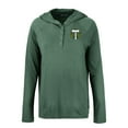 thumbnail image 2 of Women's-Cutter & Buck  Hunter Green Portland Timbers Coastline Epic Comfort Eco Recycled Quarter-Snap Raglan Hoodie Top, 2 of 3