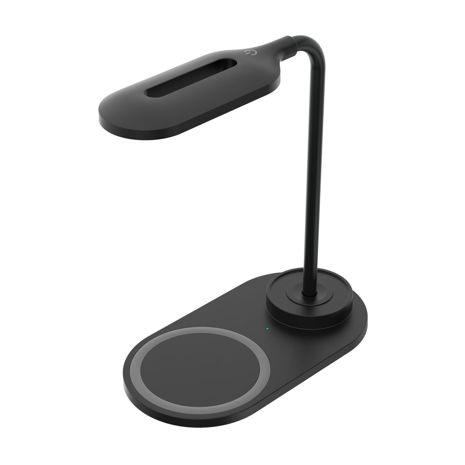 LED Desk Lamp with Wireless Charger - Dimmable 3-Color Eye Care Reading Light - Flexible Gooseneck Study Lamp with USB Port for Home Office, Bedroom, College Dorm - Touch Control