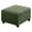 Army Green, variant on Square Ottoman Covers Ottoman Slipcovers Folding Storage Stool Furniture Protector Form Fit with Elastic Bottom, Stretch High Spandex Small Checks Jacquard Fabric Army Green S 13"- 17"