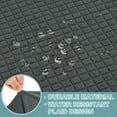 thumbnail image 3 of Funda de reposabrazos elástica de 4 piezas, funda de sofá y sillón de poliéster resistente al agua, gris claro, 3 of 6