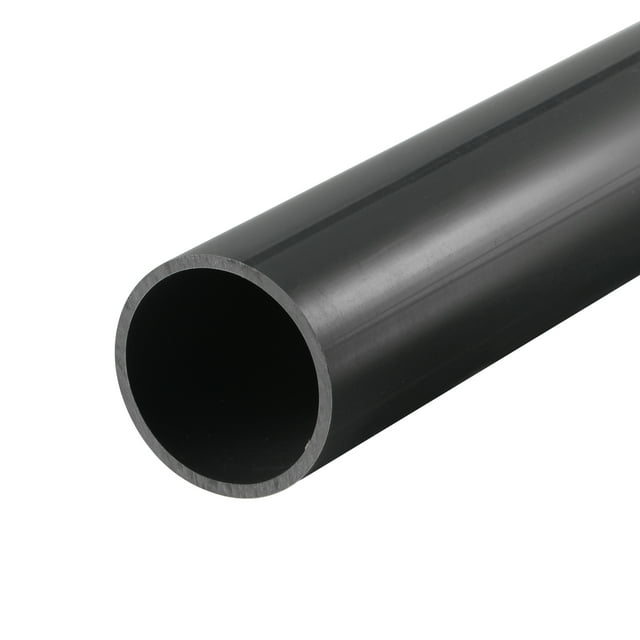 Uxcell Tuyau Rond Rigide Noir Haute Résistance pour Eau 1,42 x 1,57