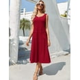 thumbnail image 2 of Vestido casual Zeagoo para mujer, estilo casual, estampado floral, corte A, 2 of 7