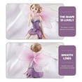 thumbnail image 3 of 2 PCS Flower Fairy Ornament Statue Home Decor Model Child Purple Resin, 3 of 6