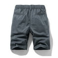 thumbnail image 4 of Fanxing Mens Cargo Pants 2025 Fashion Classic Cargo Stretch Shorts Loose Fit Work Shorts Multi Pockets Workout Shorts Gray,L, 4 of 4
