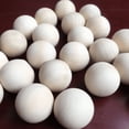 thumbnail image 1 of Bolas de madera de 10/12/15/20/25/30/35/40 mm, color tronco, cuentas de madera redondas no porosas, adornos de bricolaje, 1 of 4