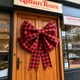 thumbnail image 5 of Fasiaou 2 Counts Festive Red Plaid Christmas Bow Tree Topper with Adjustable Hanger Durable Holiday Decor for Fireplace Mantle Gift Wrapping Party Reusable Ornament Seasonal Home Decor 30cm, 5 of 6