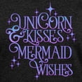 thumbnail image 3 of CafePress - UNICORN KISSES And MERMAID WISHES T Shirt - Womens Football Shirt, 3 of 4