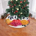 thumbnail image 2 of FMSHPON Blossom Floral Mother's Day Xmas Christmas Tree Skirt Stand Mat for Holiday Party Decoration Indoor Outdoor 36 inches, 2 of 3