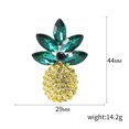 thumbnail image 5 of Broche de cristal de piña brillante JAMW joyería de moda regalo, 5 of 5