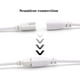 thumbnail image 4 of T5 T8 Cable de conector de tubo LED de 8 pulgadas Doble cable de extensión macho a macho para tubo fluorescente LED integrado Bombilla de lámpara Socket (3-Pack 3 Pin macho), 4 of 4