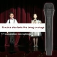 thumbnail image 3 of Kids Microphone Toy, ABS Pretend Speech Practice Microphone For Fun Stage Costume Prop Party With Lightweight And Portable Design, 3 of 8