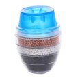 thumbnail image 4 of Boquilla de grifo con filtro de agua de 5 capas para baño Azul, 4 of 9
