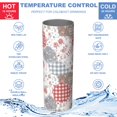 thumbnail image 5 of Pioneer Flower Floral Print Pattern 20oz Skinny Tumbler with Straw & Lid, Double Wall Vacuum Insulated Cup, Leak-Proof, Cup Holder Friendly, Hot 6H Cold 12H, 5 of 6
