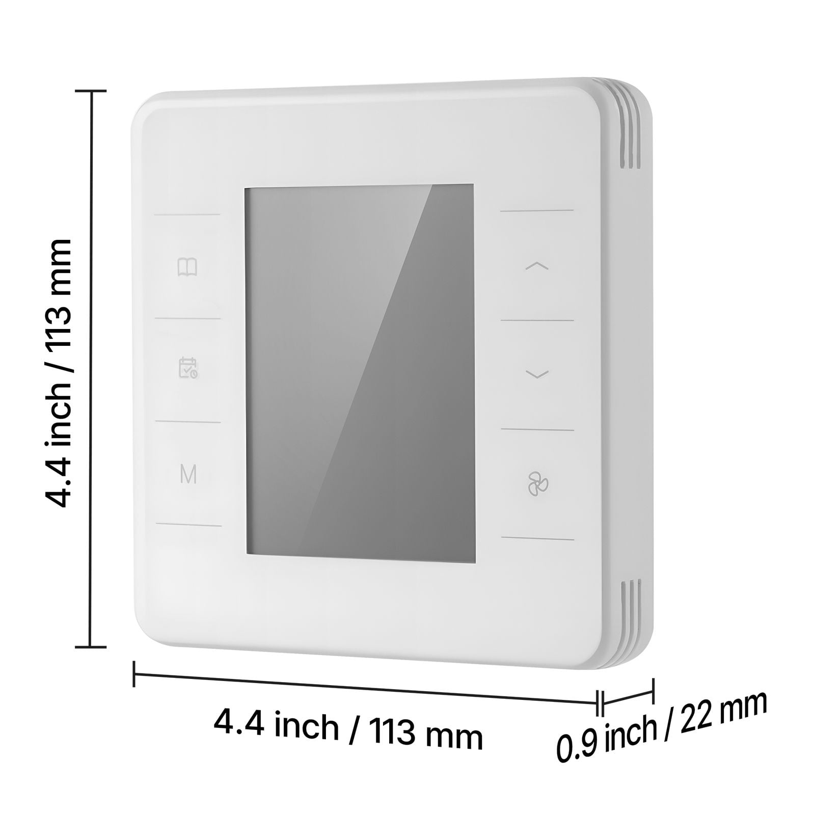 7-Day Programmable Thermostat for Underfloor Heating, Flexible Temperature Scheduling Energy Saving, Digital Home Thermostat for Floor Heating System