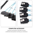 thumbnail image 4 of Mini SAS to 4 SATA Cable 0.5m SATA Transmission Cable Hard Disk Adapter Cable, 4 of 8