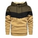 thumbnail image 1 of Sudadera Con Capucha Para Hombre, Cómoda Sudadera Con Capucha De Empalme De Color Para Hombre Fibra De Poliéster Agradable A La Piel Suelta De Moda Para Acampar Para Trabajar ANGGREK OD Verde 2XL, 1 of 4