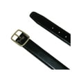 thumbnail image 4 of Size 38 Mens Leather Gold Buckle Center Bar Reversible Belt, Black to Brown, 4 of 4