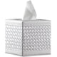 thumbnail image 1 of Rawiri Caja de pañuelos cuadrada, actualización 99% compatible de tamaño grande, moderno soporte para caja de pañuelos para servilletas de papel facial, organizador dispensador de hojas de secador de, 1 of 7