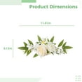 thumbnail image 4 of 3 Pcs Wedding Cake Flowers Decorations, Artificial Rose Cake Decorations, Burgundy Wedding Cake Decorations, Flower Cake Decorations, Ideal for Wedding Themes and Party Decor, 4 of 5