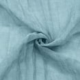 thumbnail image 2 of Loft Living Peoria Sheer Dual Header Single Curtain Panel 52 x 63 in Blue, 2 of 6