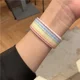 thumbnail image 5 of Correa de nailon para Apple Watch Ultra-2 de 49 mm, 44 mm, 40 mm, 45 mm y 41 mm, pulsera Sport Pride, correa para iWatch Series 9, 8, SE, 7, 6, 5, 4 y 3, 5 of 5