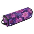 thumbnail image 2 of Hair Tool Organizer Bag with Heat Resistant Mat Removable Travel Storage Case for Hot Air Brushes Curling Irons Lavender Bohemian Pattern, 2 of 8