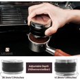 thumbnail image 3 of Distribuidor de café y tamper Herramienta niveladora de café 2 en 1 de cabezal doble de 53 mm Herramienta de distribución de espresso y tamper Se adapta a portafiltros de salvia de 54 mm Barista Expre JFHHH pequeña, 3 of 5